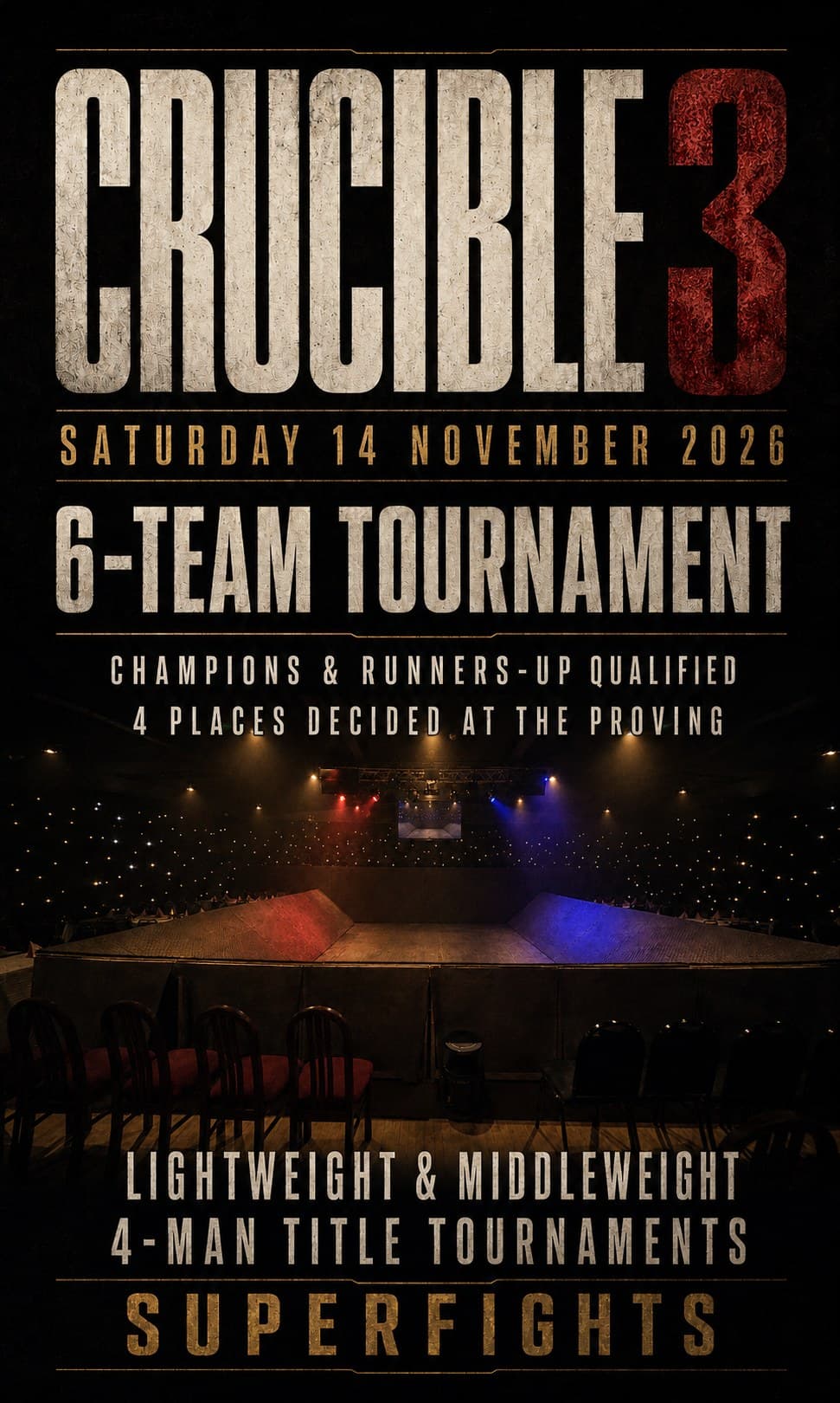 Crucible 3 event poster